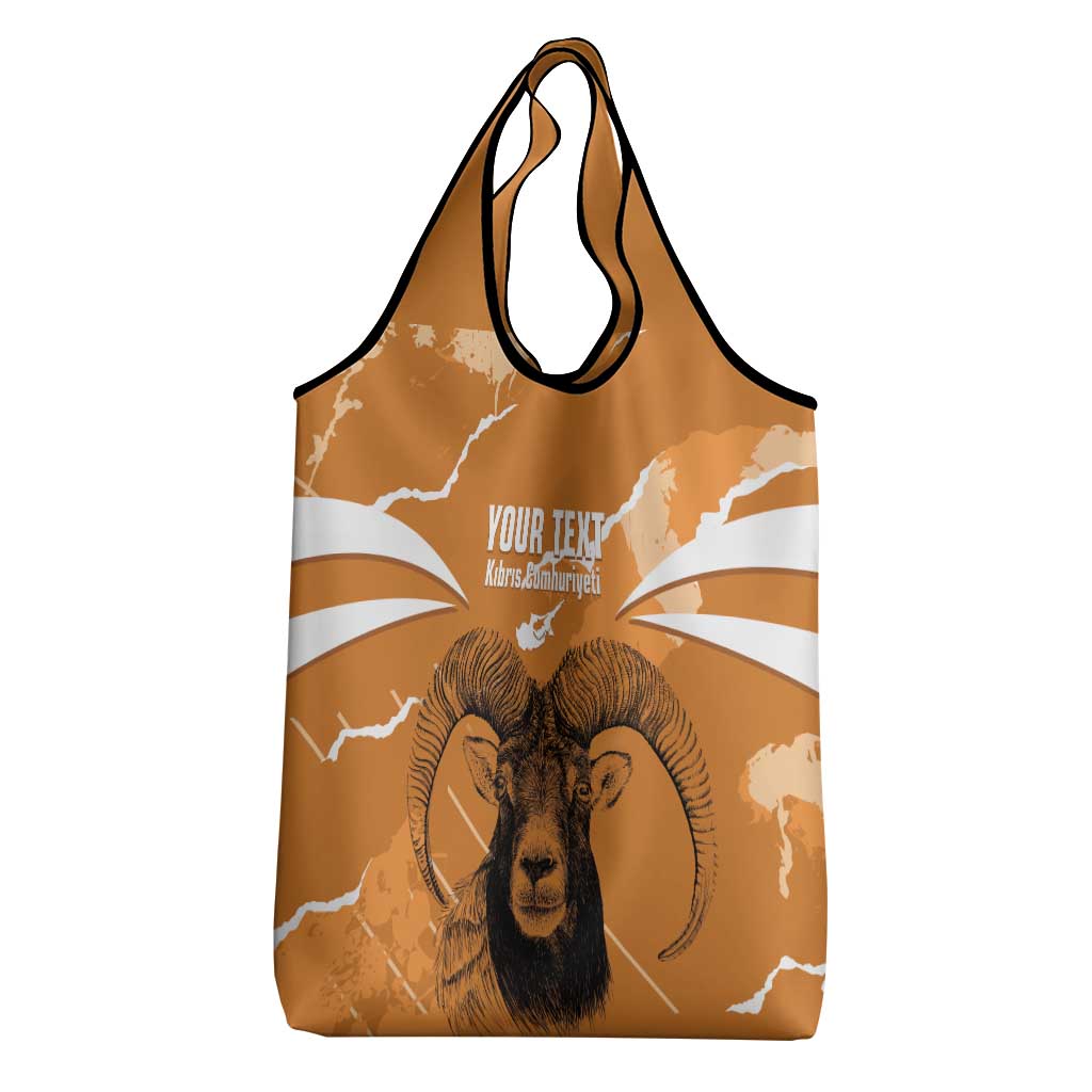Persionalized Cyprus Independence Day Grocery Bag Kıbrıs Cumhuriyeti Grunge Vibes