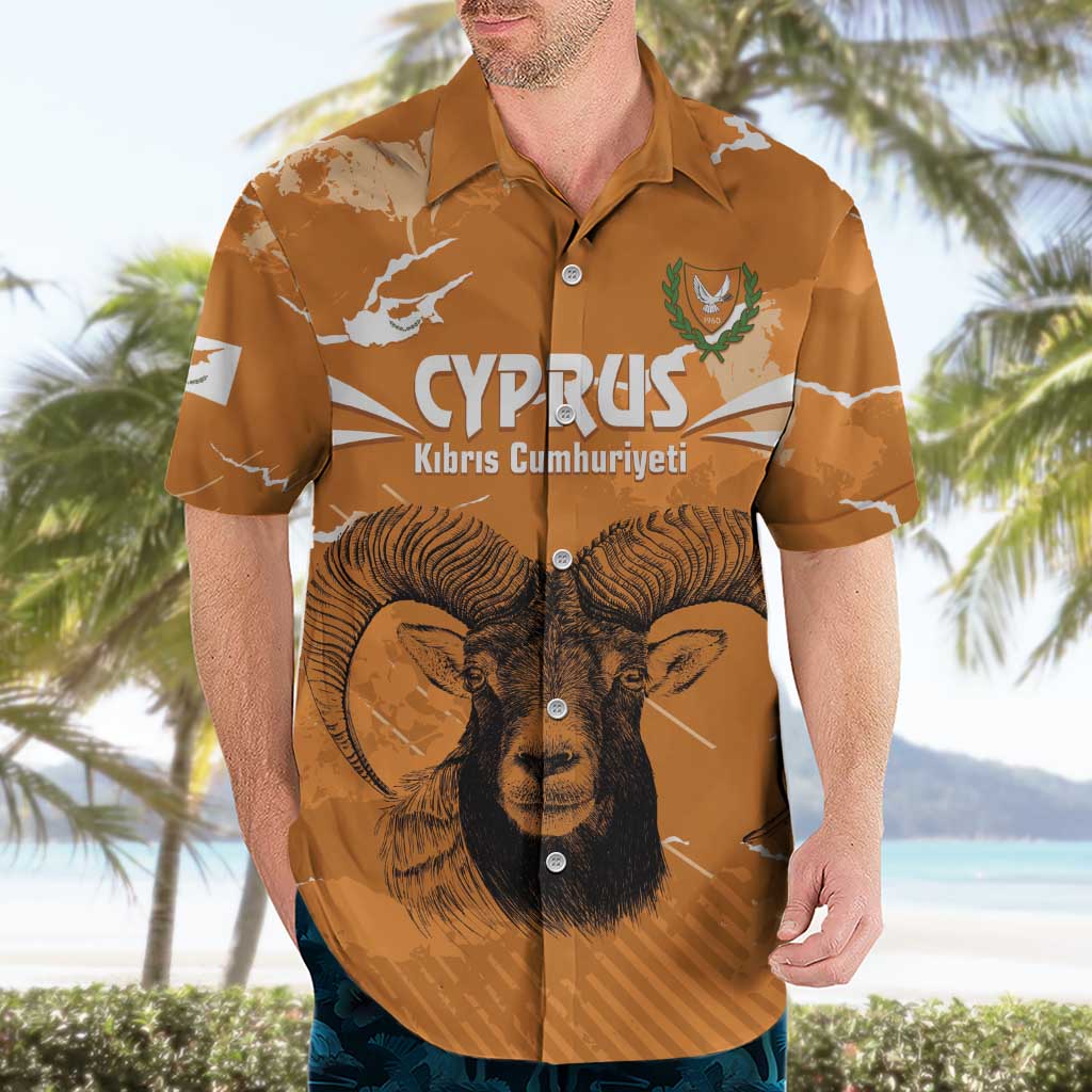 Persionalized Cyprus Independence Day Hawaiian Shirt Kbrs Cumhuriyeti Grunge Vibes - Wonder Print Shop