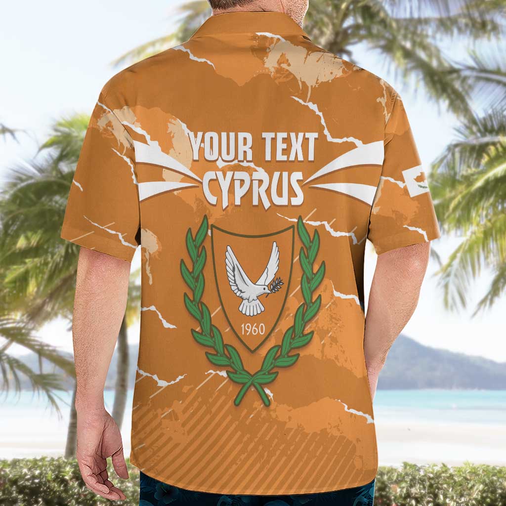 Persionalized Cyprus Independence Day Hawaiian Shirt Kbrs Cumhuriyeti Grunge Vibes - Wonder Print Shop