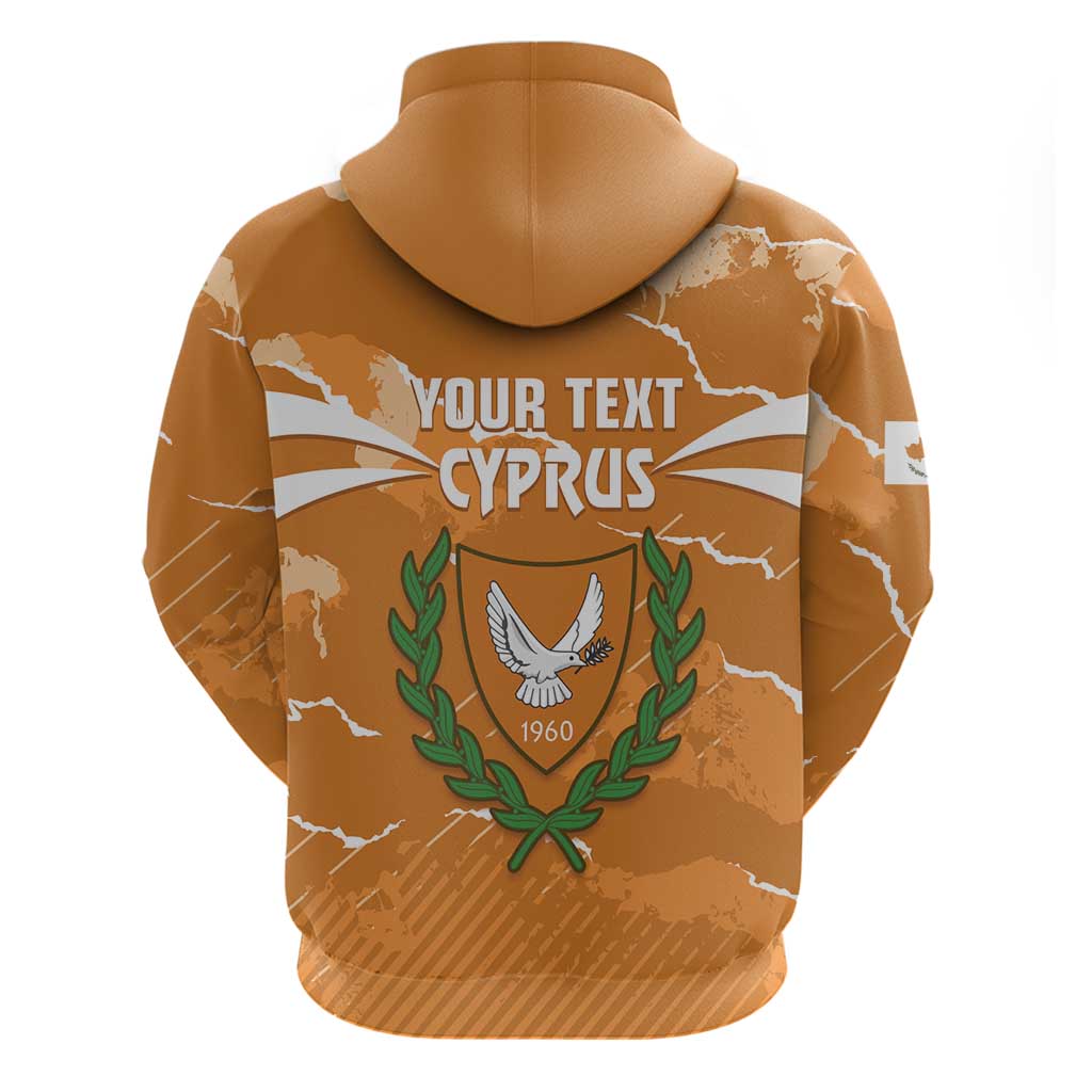 Persionalized Cyprus Independence Day Hoodie Kbrs Cumhuriyeti Grunge Vibes - Wonder Print Shop