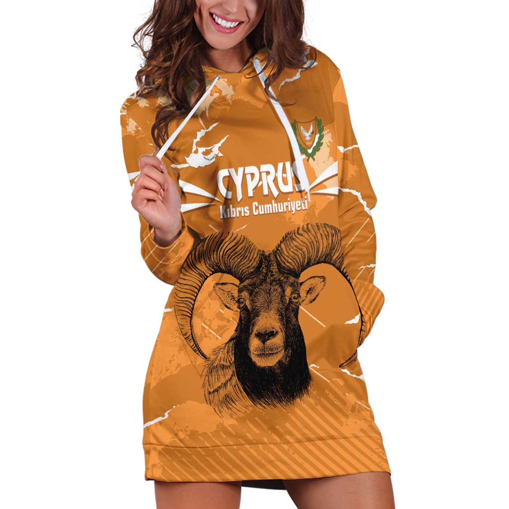 Persionalized Cyprus Independence Day Hoodie Dress Kbrs Cumhuriyeti Grunge Vibes - Wonder Print Shop