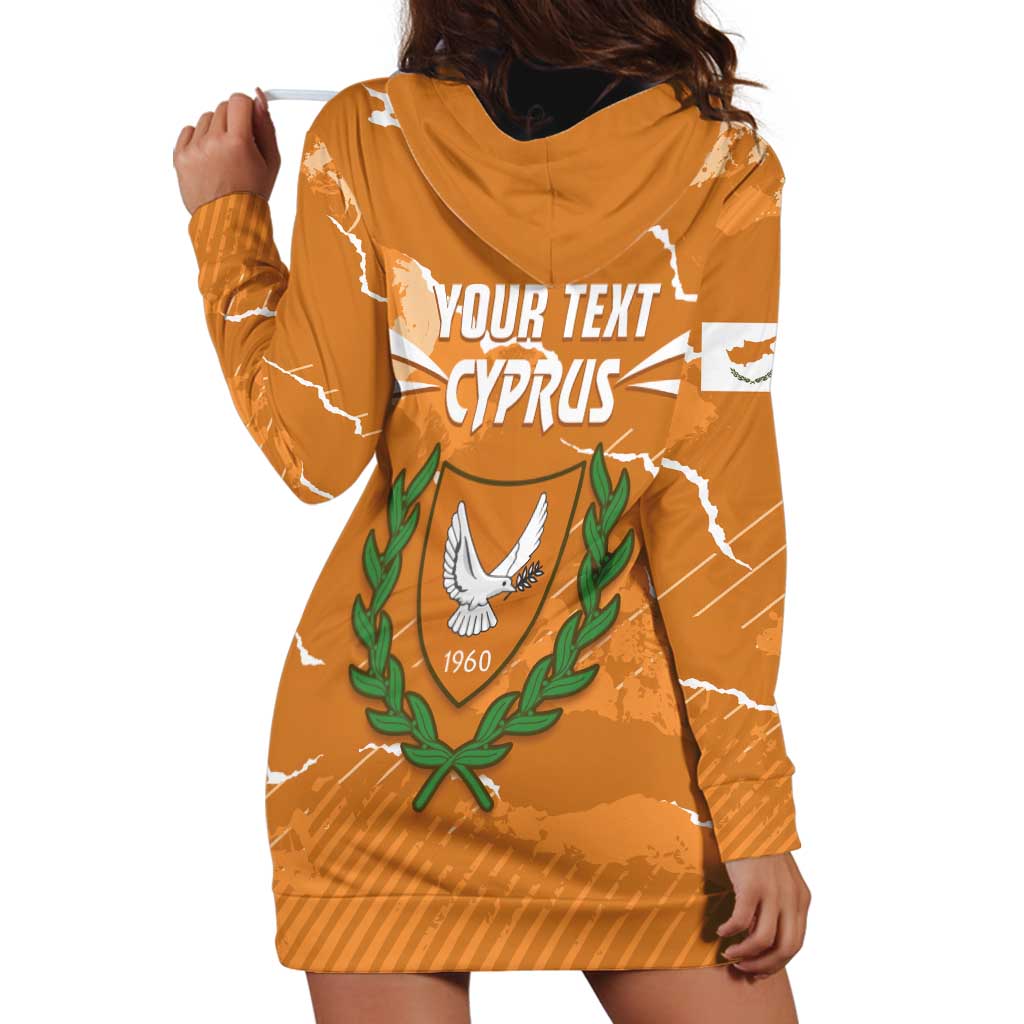 Persionalized Cyprus Independence Day Hoodie Dress Kbrs Cumhuriyeti Grunge Vibes - Wonder Print Shop