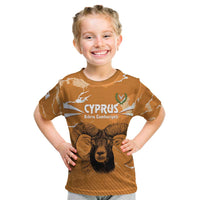 Persionalized Cyprus Independence Day Kid T Shirt Kbrs Cumhuriyeti Grunge Vibes - Wonder Print Shop