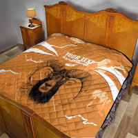 Persionalized Cyprus Independence Day Quilt Kbrs Cumhuriyeti Grunge Vibes - Wonder Print Shop