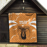 Persionalized Cyprus Independence Day Quilt Kbrs Cumhuriyeti Grunge Vibes - Wonder Print Shop