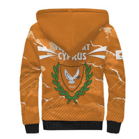 Persionalized Cyprus Independence Day Sherpa Hoodie Kbrs Cumhuriyeti Grunge Vibes - Wonder Print Shop