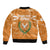 Persionalized Cyprus Independence Day Sleeve Zip Bomber Jacket Kbrs Cumhuriyeti Grunge Vibes - Wonder Print Shop
