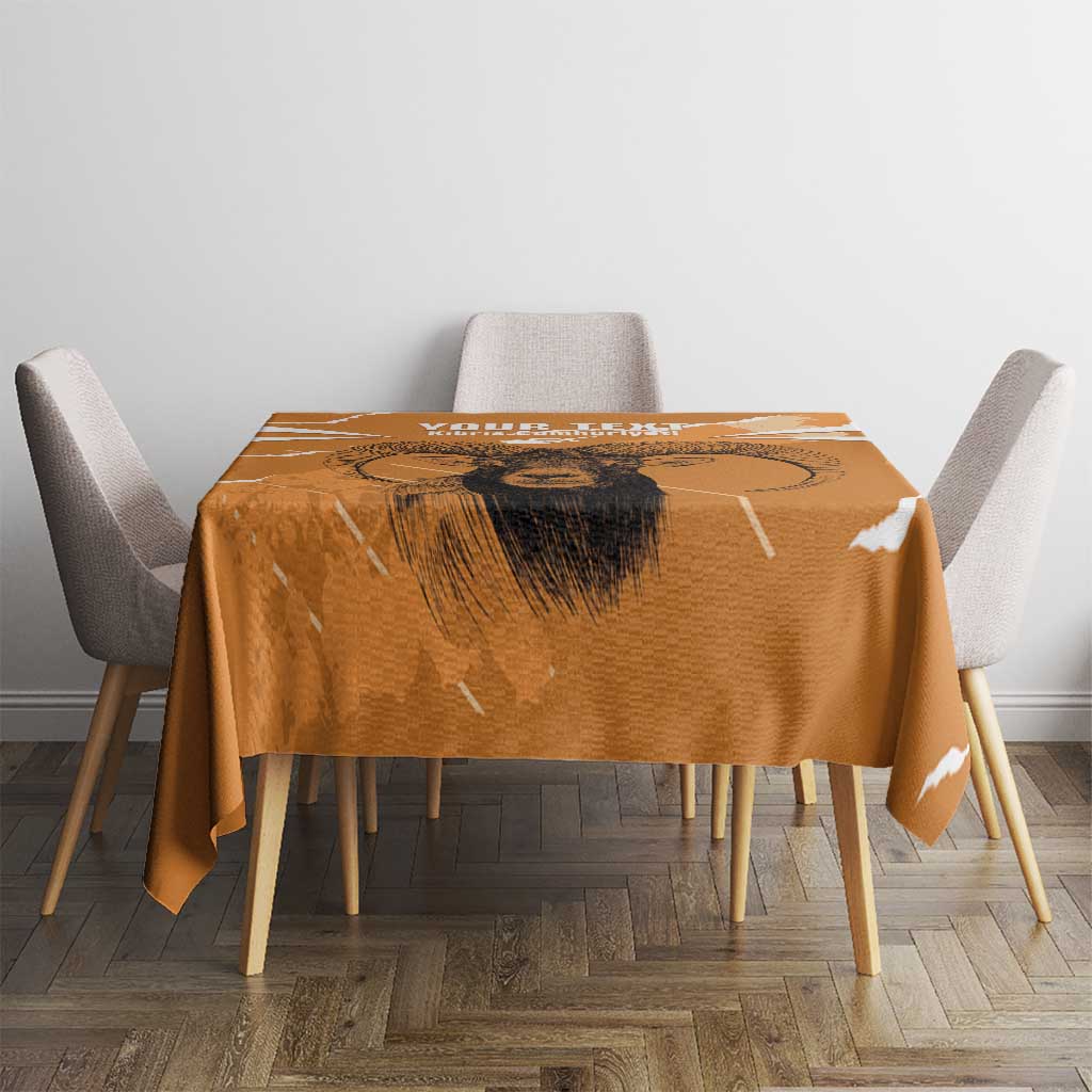 Persionalized Cyprus Independence Day Tablecloth Kbrs Cumhuriyeti Grunge Vibes - Wonder Print Shop