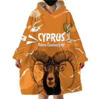 Persionalized Cyprus Independence Day Wearable Blanket Hoodie Kbrs Cumhuriyeti Grunge Vibes - Wonder Print Shop