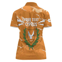 Persionalized Cyprus Independence Day Women Polo Shirt Kbrs Cumhuriyeti Grunge Vibes - Wonder Print Shop