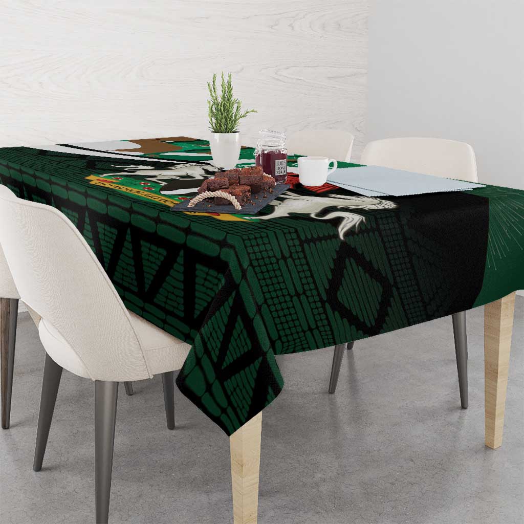 Nigeria Independence Day Tablecloth Happy 64 Years Of Anniversary African Pattern - Wonder Print Shop