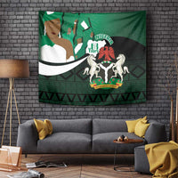 Nigeria Independence Day Tapestry Happy 64 Years Of Anniversary African Pattern - Wonder Print Shop