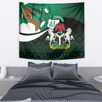 Nigeria Independence Day Tapestry Happy 64 Years Of Anniversary African Pattern - Wonder Print Shop