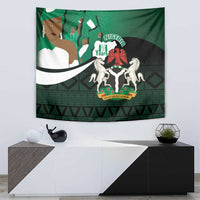 Nigeria Independence Day Tapestry Happy 64 Years Of Anniversary African Pattern - Wonder Print Shop