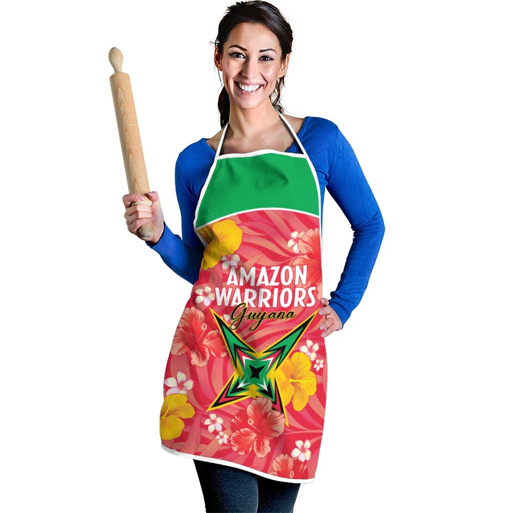 Guyana Cricket Apron 2025 Go Amazon Warriors Tropical Style - Wonder Print Shop