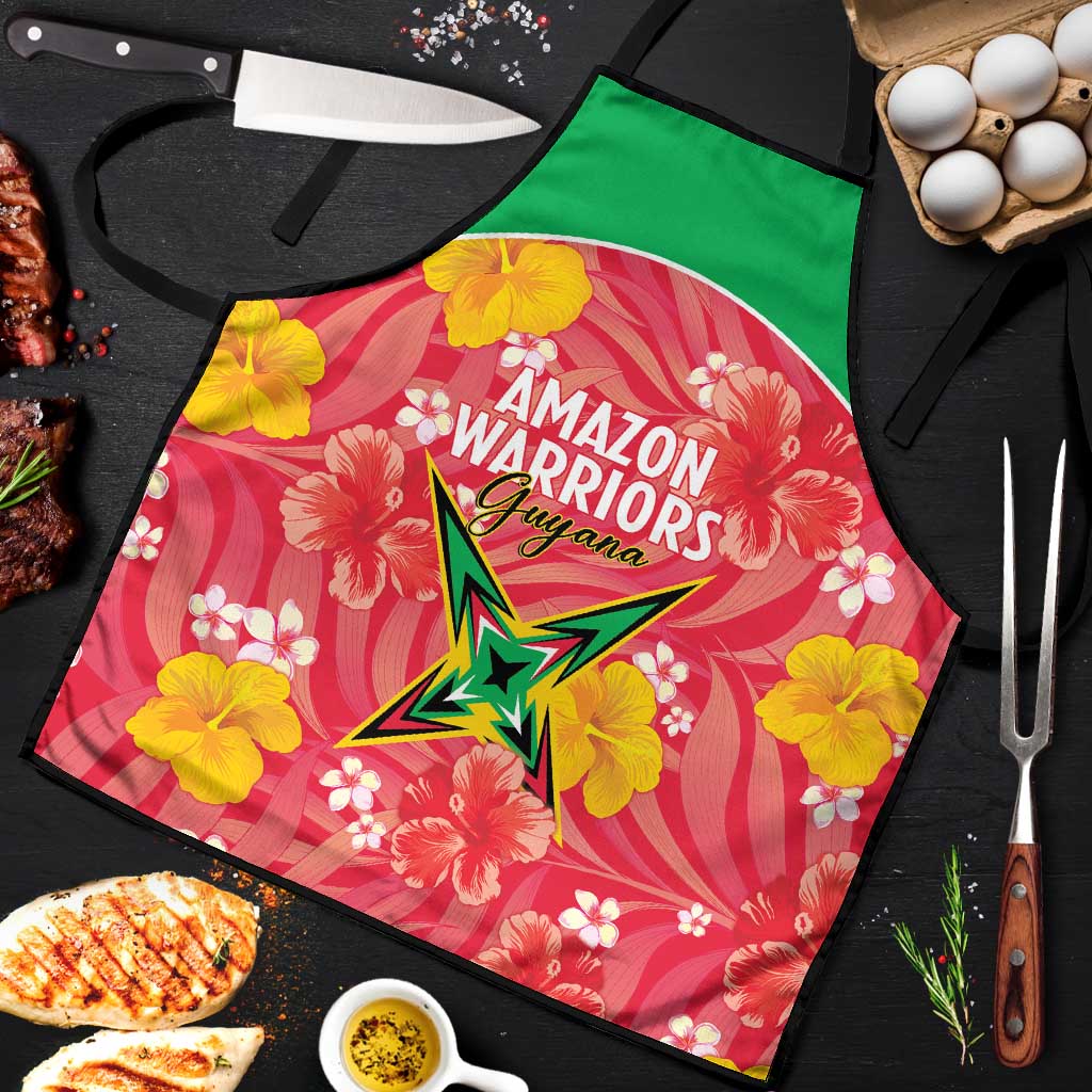 Guyana Cricket Apron 2025 Go Amazon Warriors Tropical Style - Wonder Print Shop