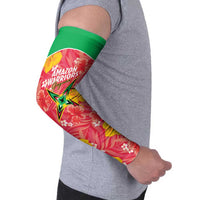 Guyana Cricket Arm Sleeves 2025 Go Amazon Warriors Tropical Style - Wonder Print Shop