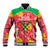 Custom Guyana Cricket Baseball Jacket 2025 Go Amazon Warriors Tropical Style - Wonder Print Shop