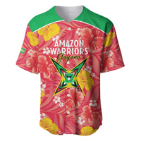 Custom Guyana Cricket Baseball Jersey 2025 Go Amazon Warriors Tropical Style - Wonder Print Shop