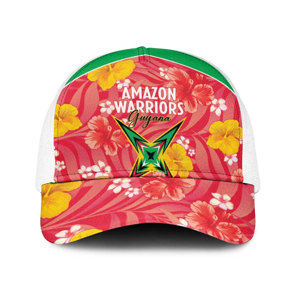 Guyana Cricket Baseball Net Cap 2025 Go Amazon Warriors Tropical Style - Wonder Print Shop
