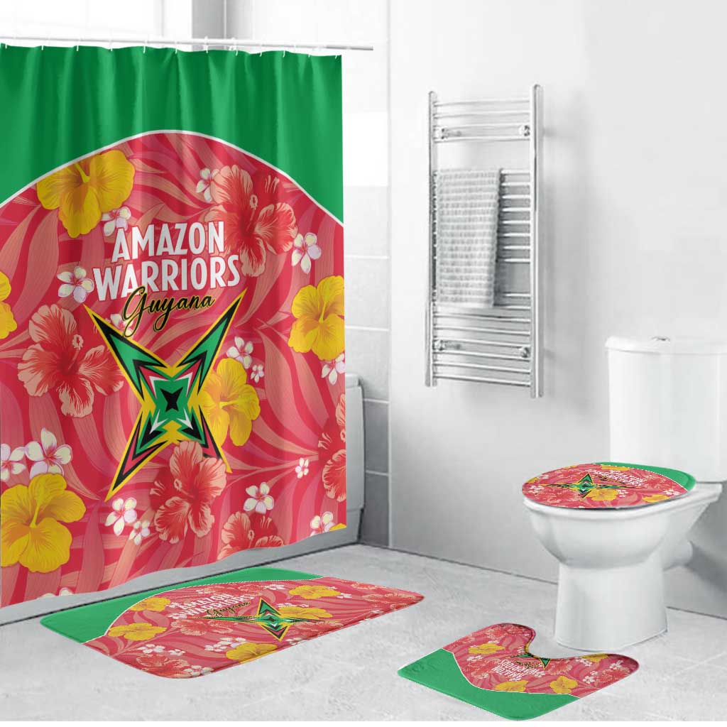 Guyana Cricket Bathroom Set 2025 Go Amazon Warriors Tropical Style - Wonder Print Shop