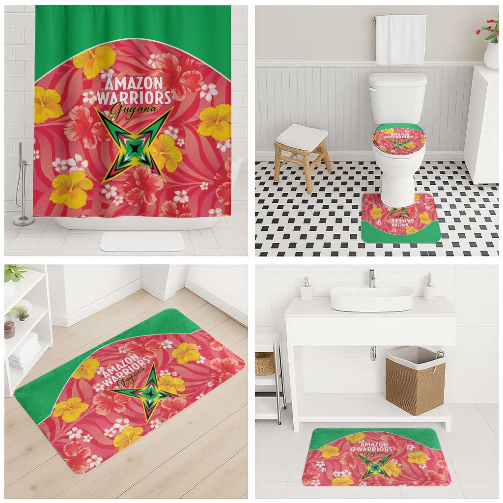 Guyana Cricket Bathroom Set 2025 Go Amazon Warriors Tropical Style - Wonder Print Shop