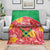 Guyana Cricket Blanket 2025 Go Amazon Warriors Tropical Style - Wonder Print Shop