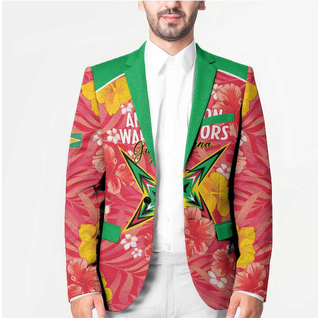 Custom Guyana Cricket Blazer 2025 Go Amazon Warriors Tropical Style - Wonder Print Shop