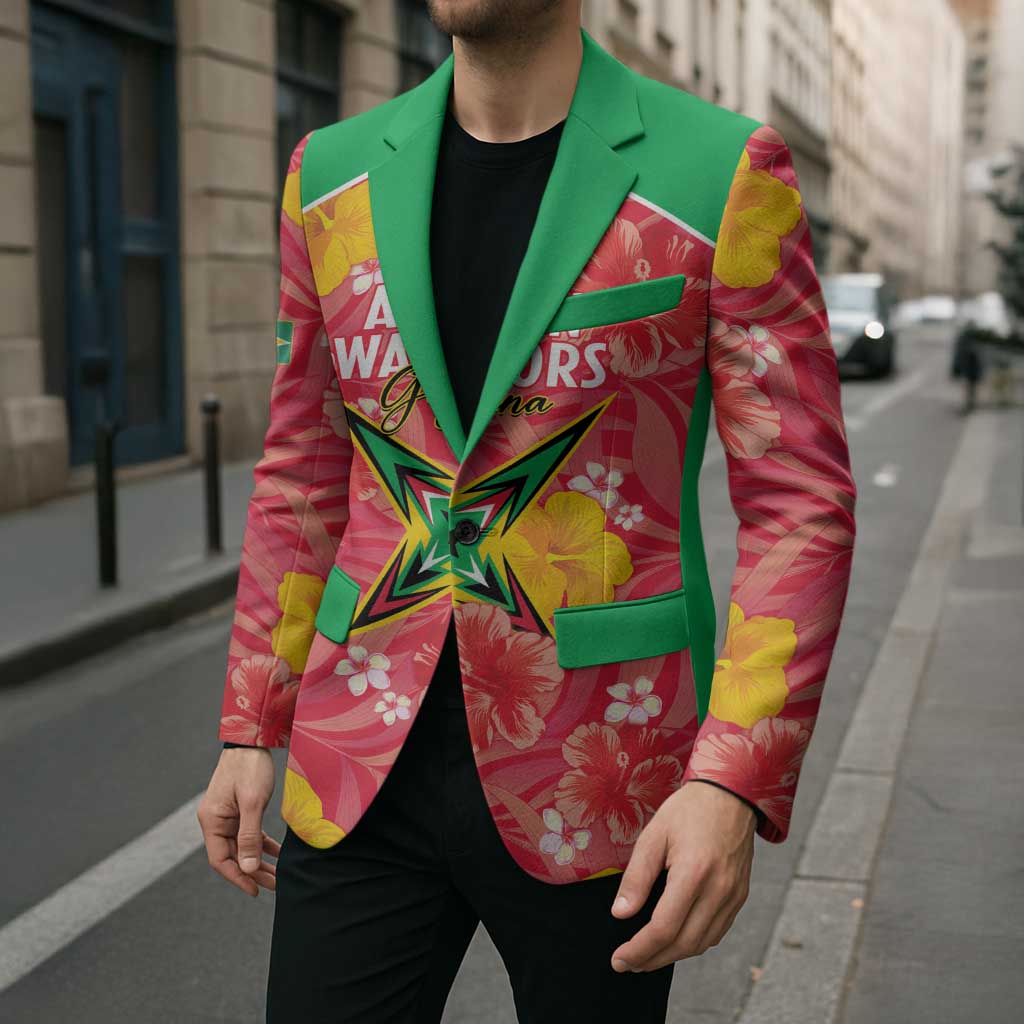 Custom Guyana Cricket Blazer 2025 Go Amazon Warriors Tropical Style - Wonder Print Shop