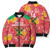 Custom Guyana Cricket Bomber Puffer Jacket 2025 Go Amazon Warriors Tropical Style - Wonder Print Shop