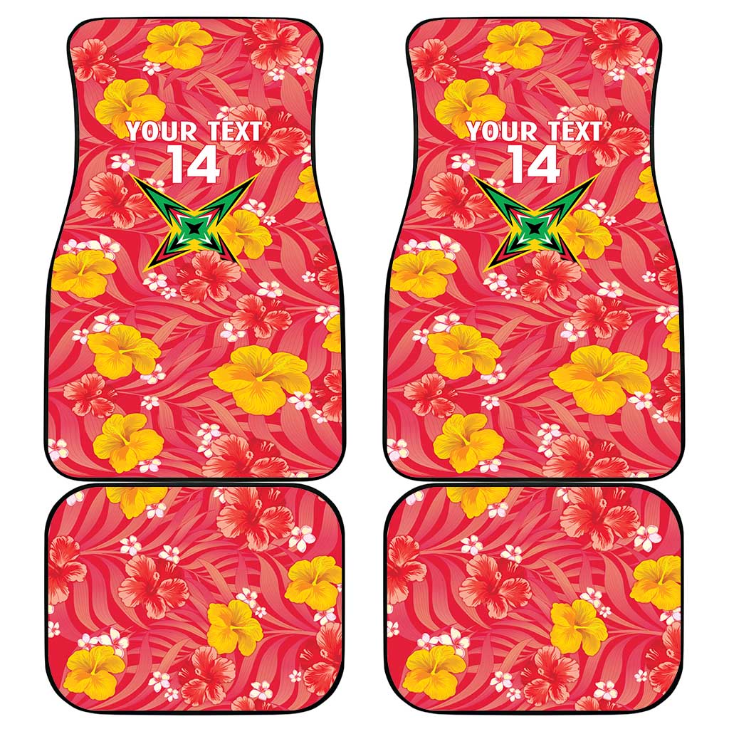 Guyana Cricket Car Mats 2025 Go Amazon Warriors Tropical Style - Wonder Print Shop