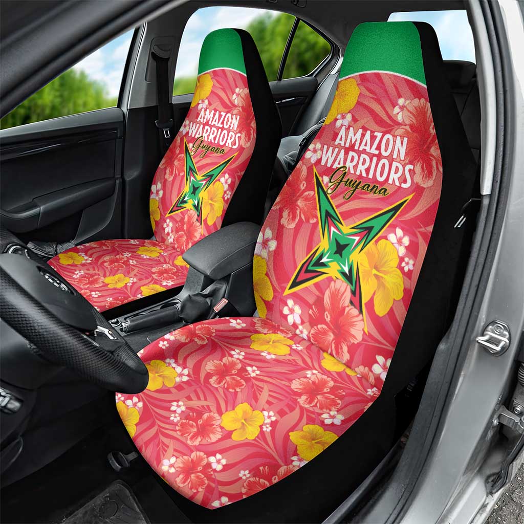 Guyana Cricket Car Seat Cover 2025 Go Amazon Warriors Tropical Style - Wonder Print Shop