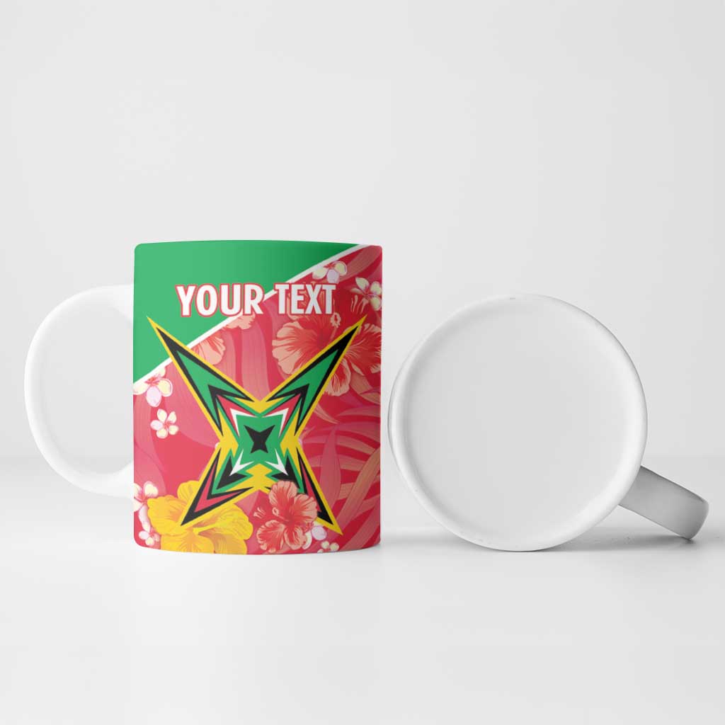 Custom Guyana Cricket Ceramic Mug 2025 Go Amazon Warriors Tropical Style - Wonder Print Shop