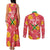 Custom Guyana Cricket Couples Matching Tank Maxi Dress and Long Sleeve Button Shirt 2025 Go Amazon Warriors Tropical Style - Wonder Print Shop