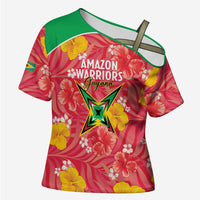 Custom Guyana Cricket Cross Shoulder Shirt 2025 Go Amazon Warriors Tropical Style - Wonder Print Shop