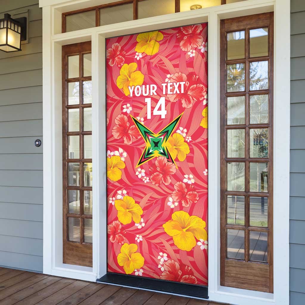 Guyana Cricket Door Cover 2025 Go Amazon Warriors Tropical Style - Wonder Print Shop