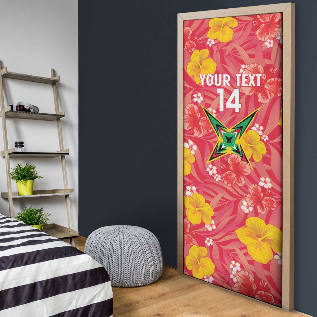 Guyana Cricket Door Cover 2025 Go Amazon Warriors Tropical Style - Wonder Print Shop