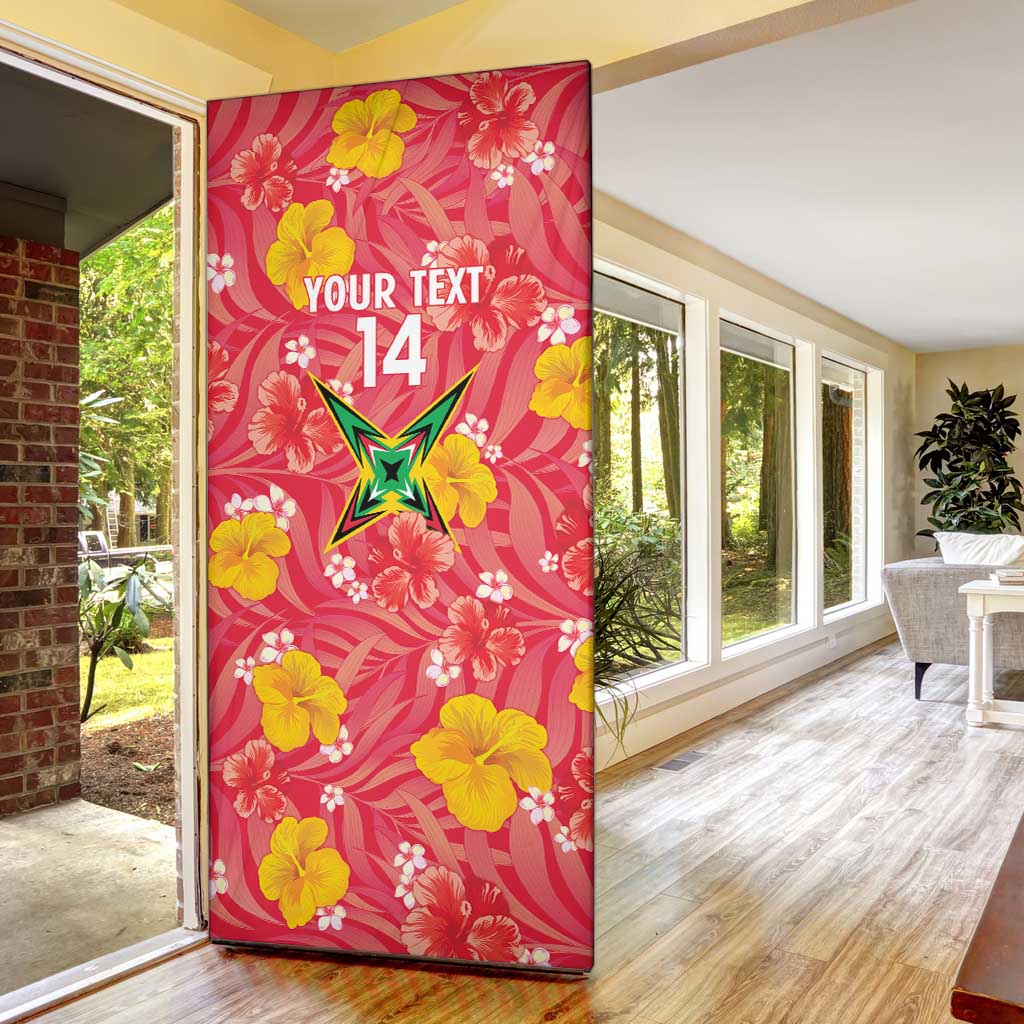 Guyana Cricket Door Cover 2025 Go Amazon Warriors Tropical Style - Wonder Print Shop