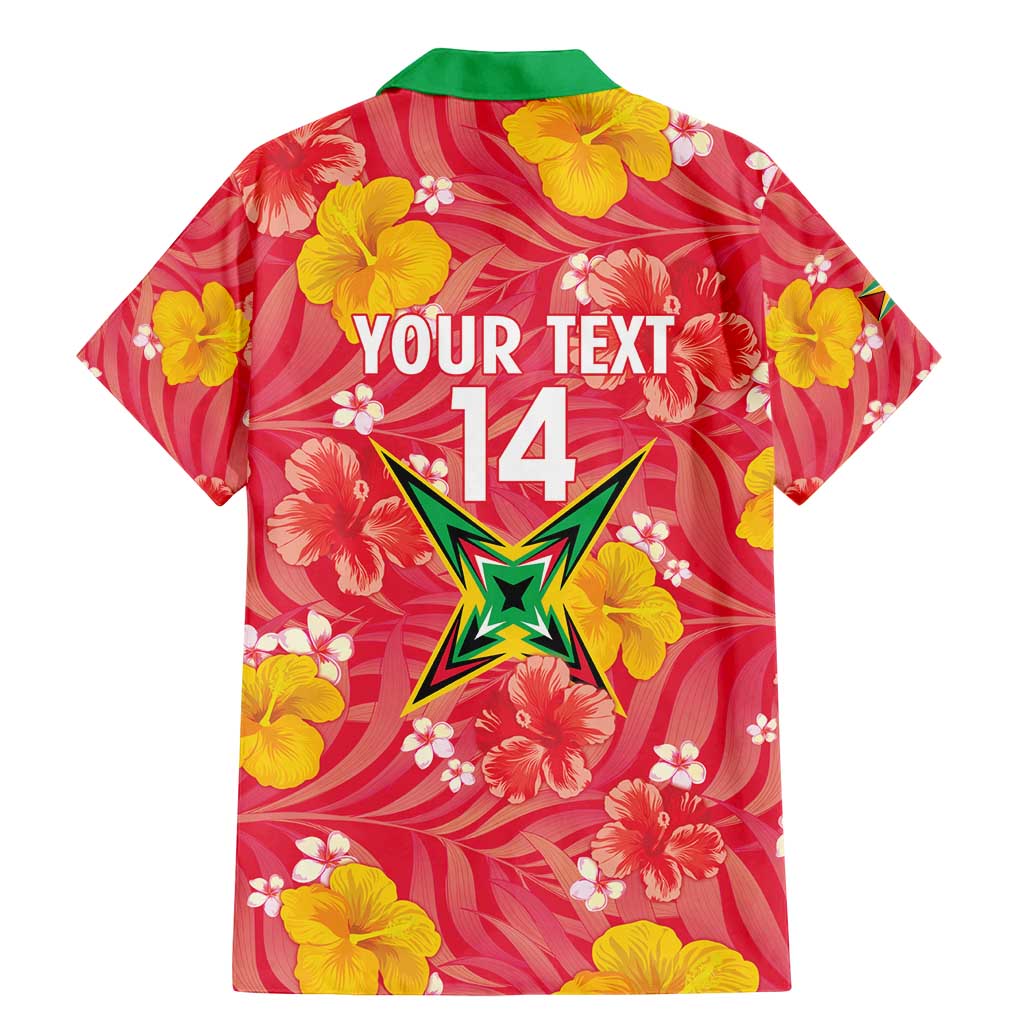 Custom Guyana Cricket Family Matching Mermaid Dress and Hawaiian Shirt 2025 Go Amazon Warriors Tropical Style - Wonder Print Shop