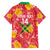 Custom Guyana Cricket Family Matching Off The Shoulder Long Sleeve Dress and Hawaiian Shirt 2025 Go Amazon Warriors Tropical Style - Wonder Print Shop