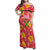 Custom Guyana Cricket Family Matching Off Shoulder Maxi Dress and Hawaiian Shirt 2025 Go Amazon Warriors Tropical Style - Wonder Print Shop
