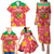 Custom Guyana Cricket Family Matching Puletasi and Hawaiian Shirt 2025 Go Amazon Warriors Tropical Style - Wonder Print Shop