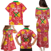 Custom Guyana Cricket Family Matching Puletasi and Hawaiian Shirt 2025 Go Amazon Warriors Tropical Style - Wonder Print Shop