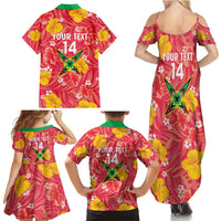 Custom Guyana Cricket Family Matching Summer Maxi Dress and Hawaiian Shirt 2025 Go Amazon Warriors Tropical Style - Wonder Print Shop