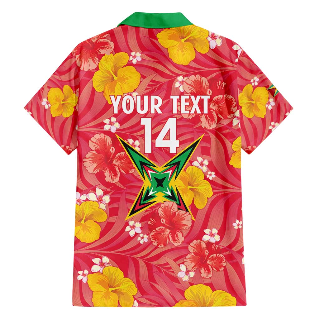 Custom Guyana Cricket Family Matching Tank Maxi Dress and Hawaiian Shirt 2025 Go Amazon Warriors Tropical Style - Wonder Print Shop