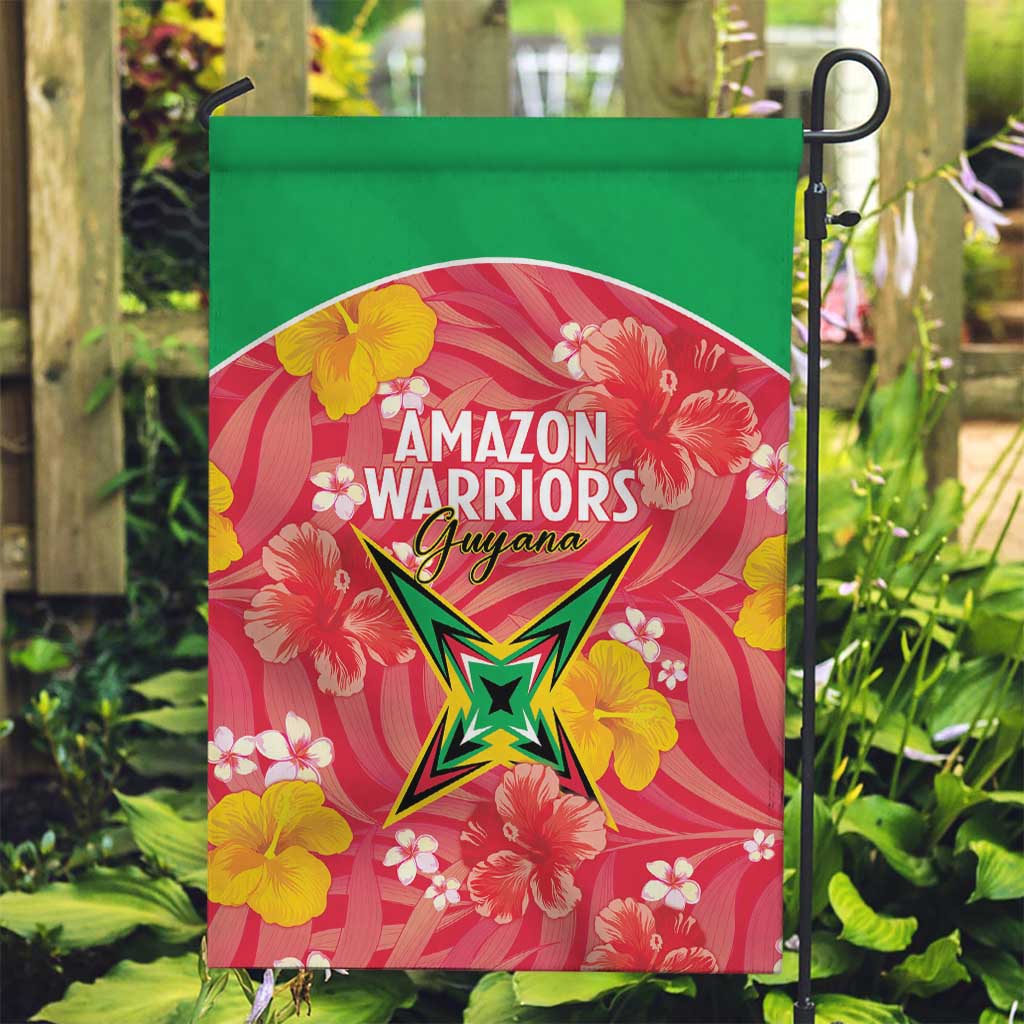 Guyana Cricket Garden Flag 2025 Go Amazon Warriors Tropical Style - Wonder Print Shop