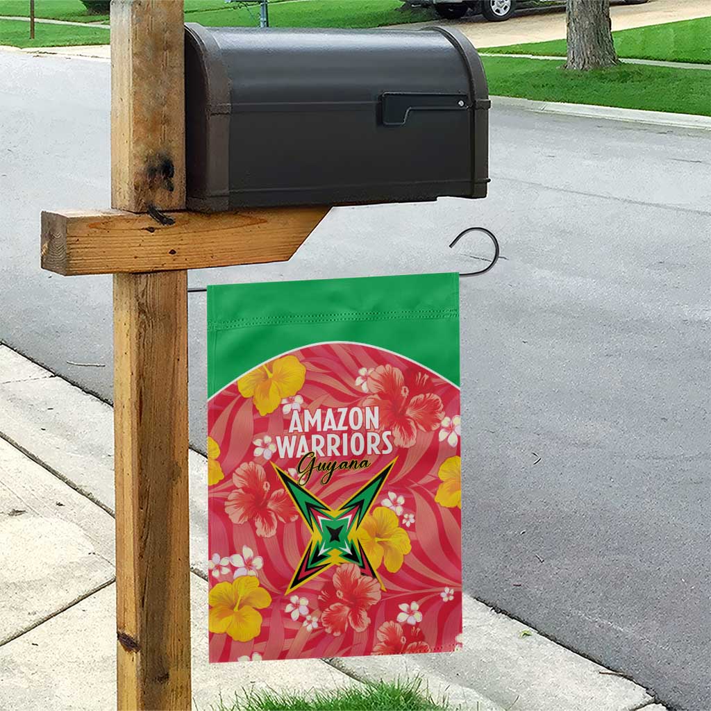 Guyana Cricket Garden Flag 2025 Go Amazon Warriors Tropical Style - Wonder Print Shop