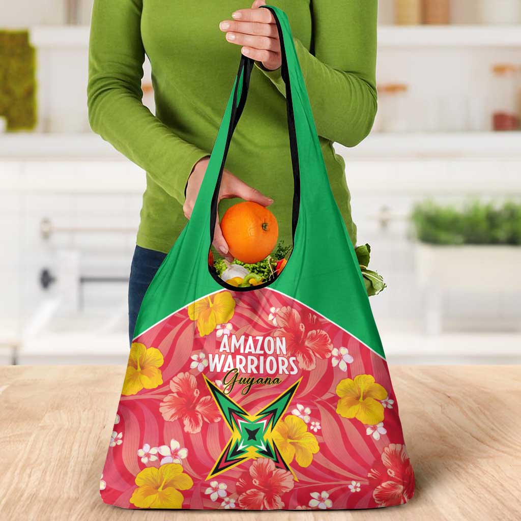 Guyana Cricket Grocery Bag 2025 Go Amazon Warriors Tropical Style - Wonder Print Shop