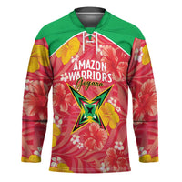 Custom Guyana Cricket Hockey Jersey 2025 Go Amazon Warriors Tropical Style - Wonder Print Shop