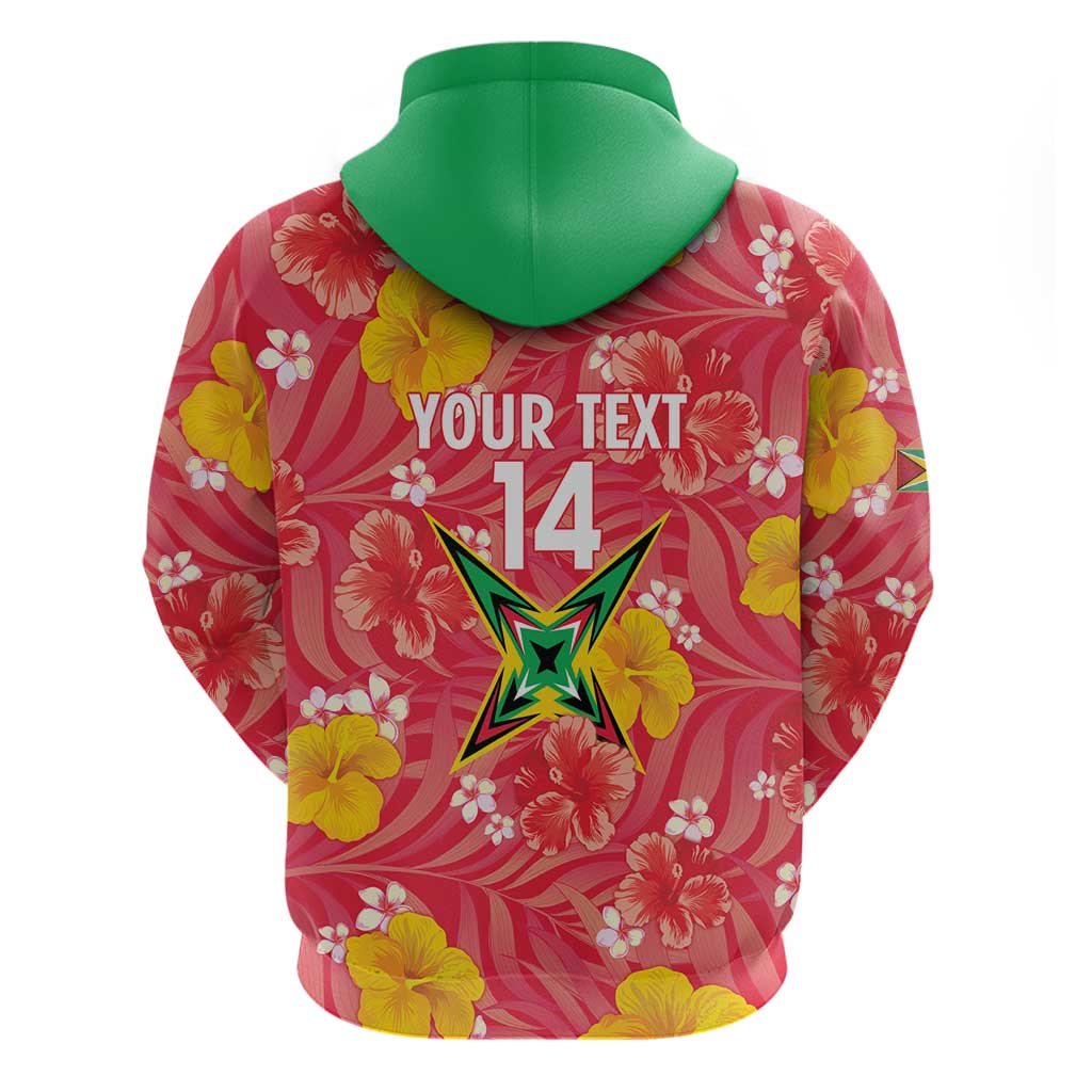 Custom Guyana Cricket Hoodie 2025 Go Amazon Warriors Tropical Style - Wonder Print Shop